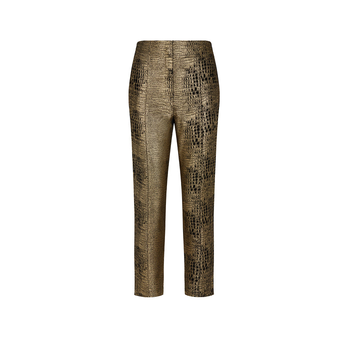 Gold Yılan Desenli Pantolon