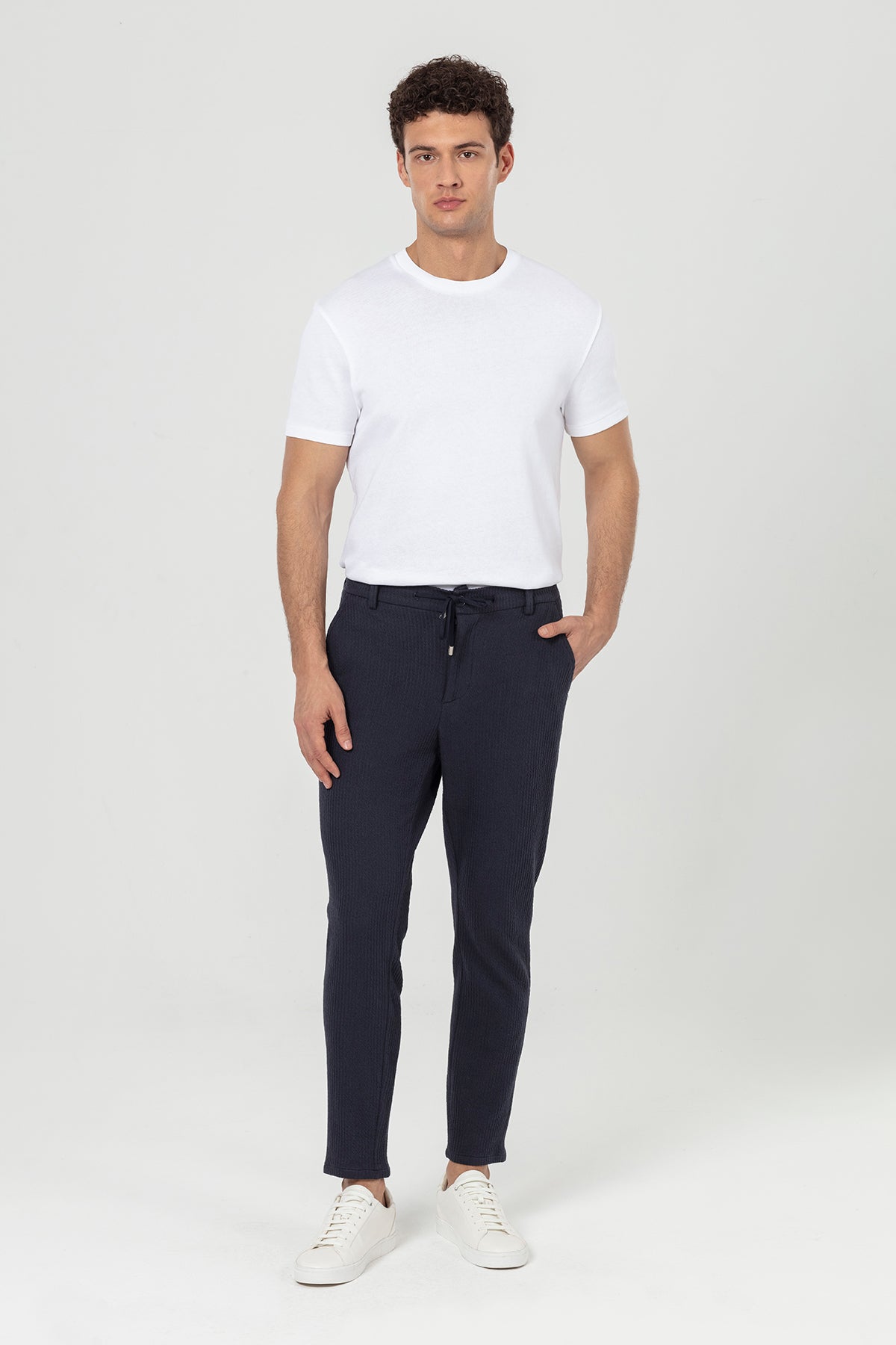 Lacivert Regular Fit Erkek Jogger Pantolon