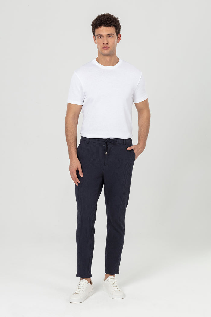 Lacivert Regular Fit Erkek Jogger Pantolon