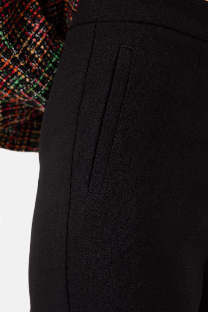 Black Flared Women's Trousers