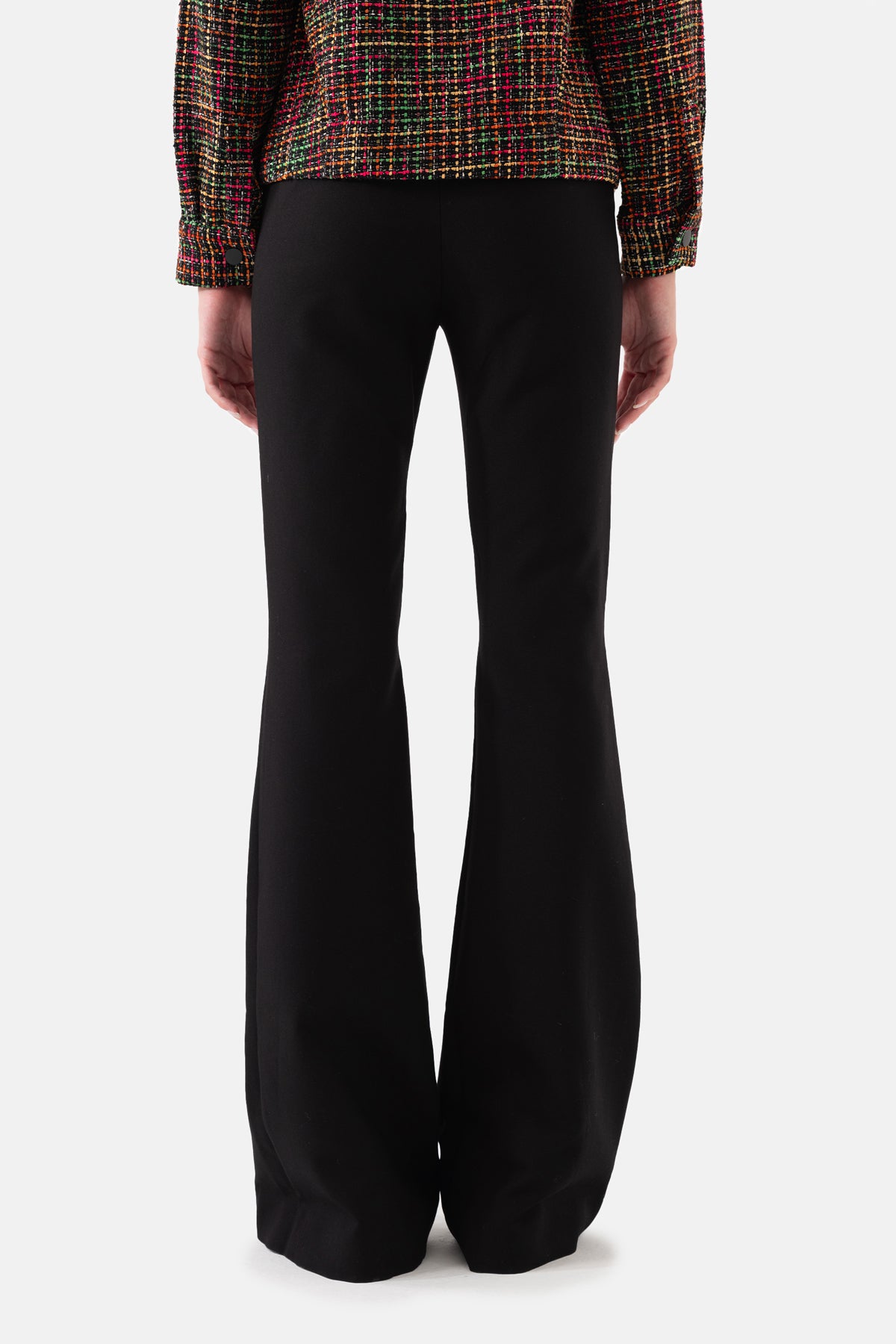 Black Flared Women's Trousers