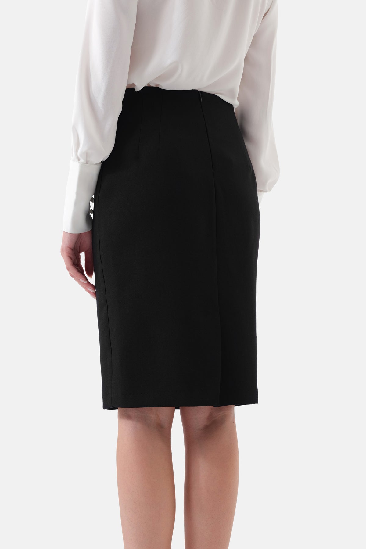 Black Mini Pencil Skirt
