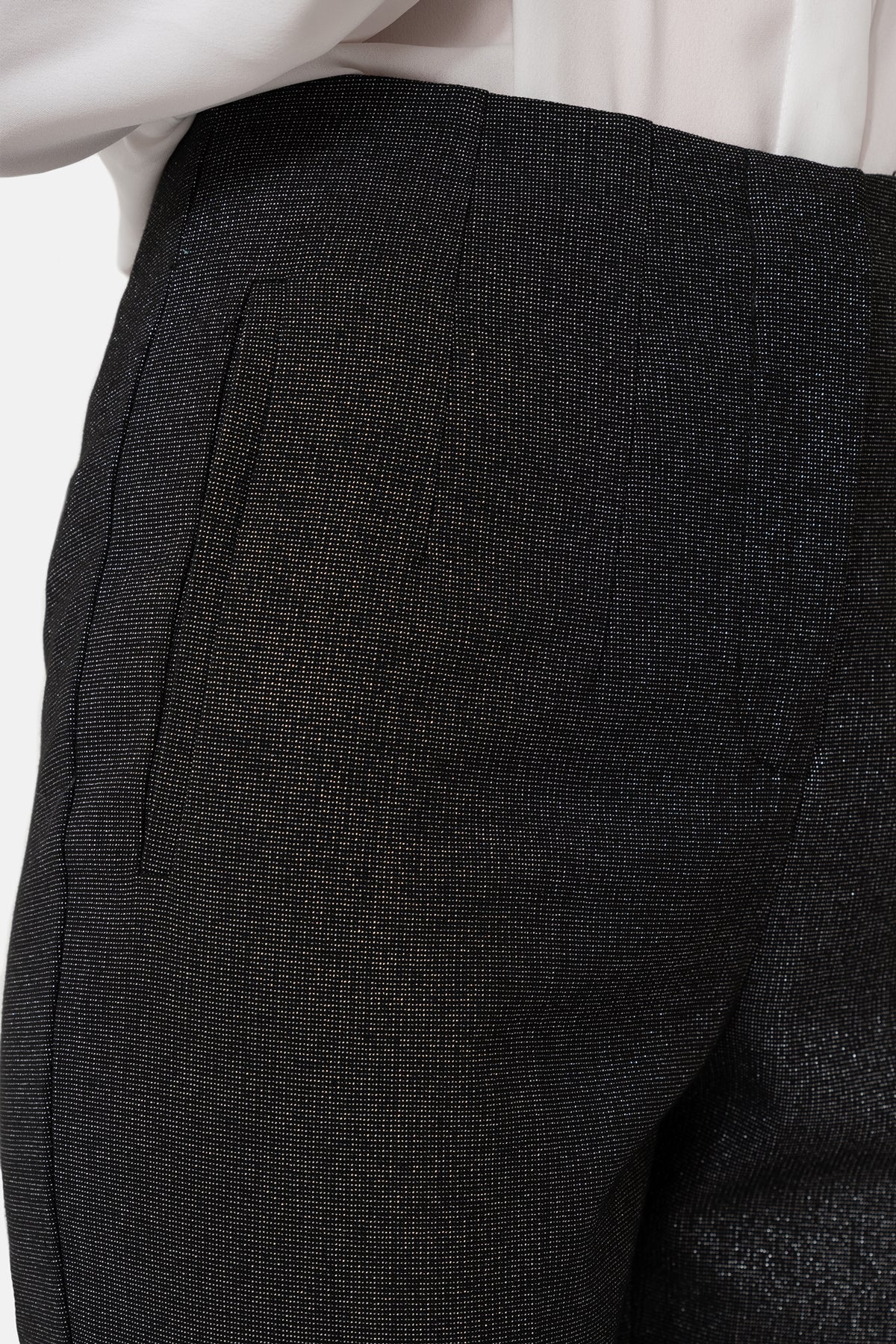 Black High Waist Women's Trousers