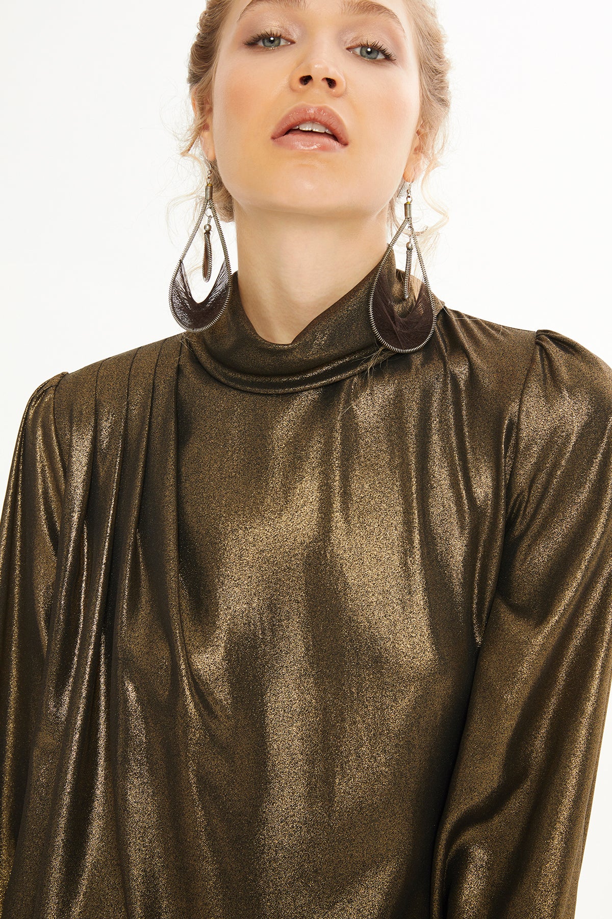 Gold-Tone Dress