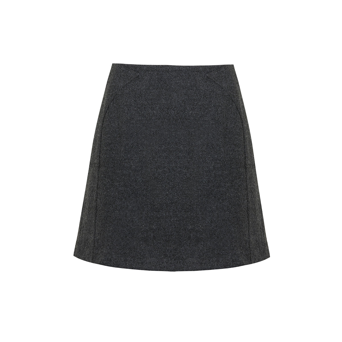Red Wool Skirt