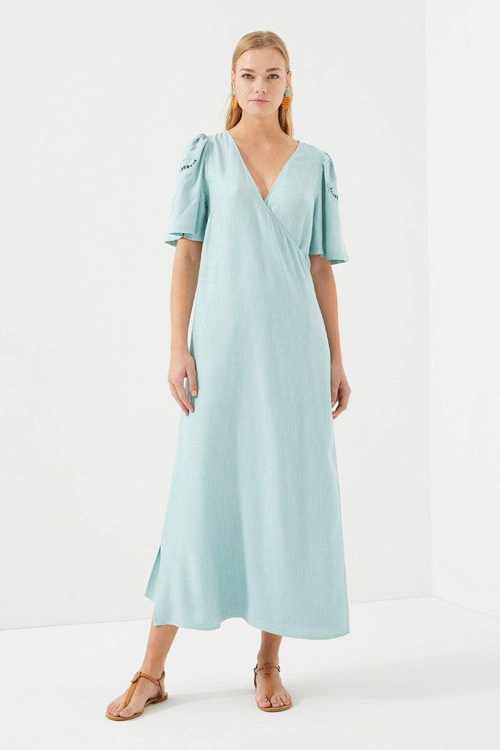 Lace Detailed Sleeve Dress
