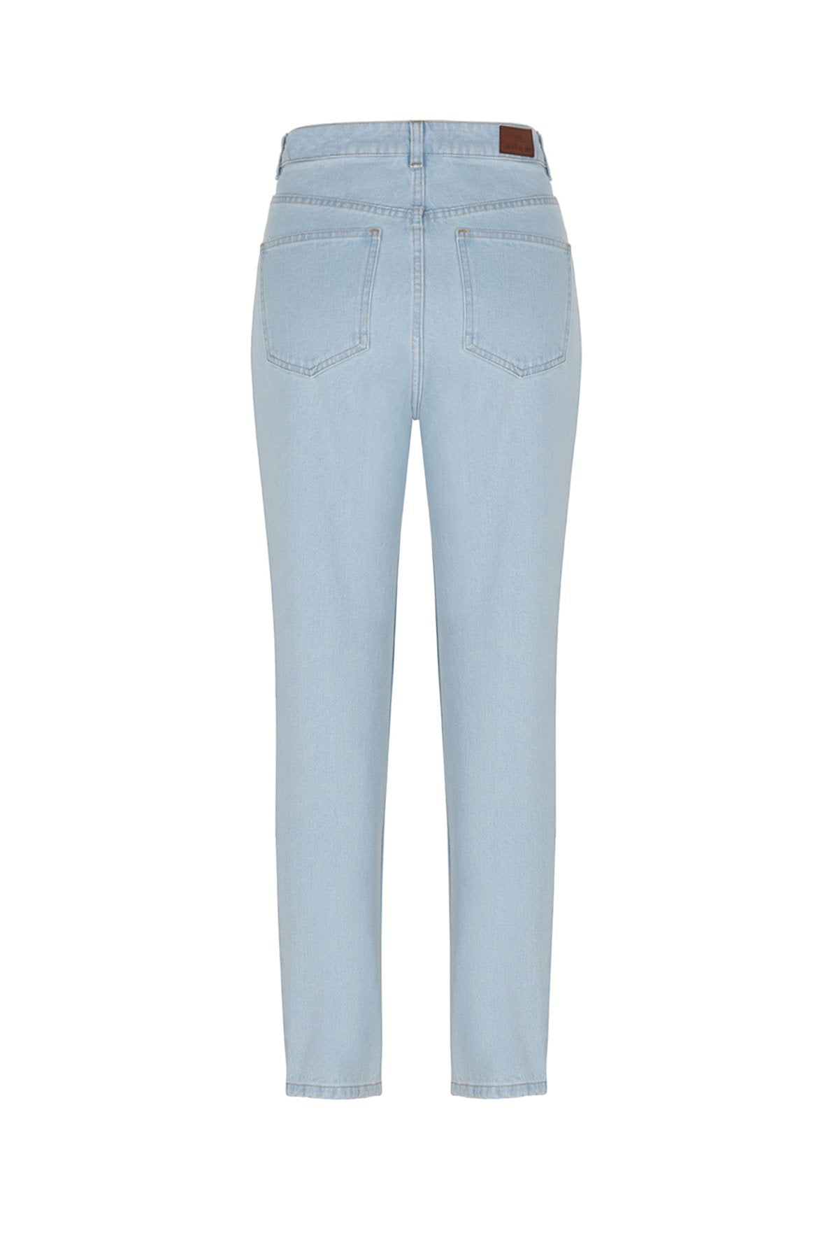 Dark Blue High Waist Mom Jeans
