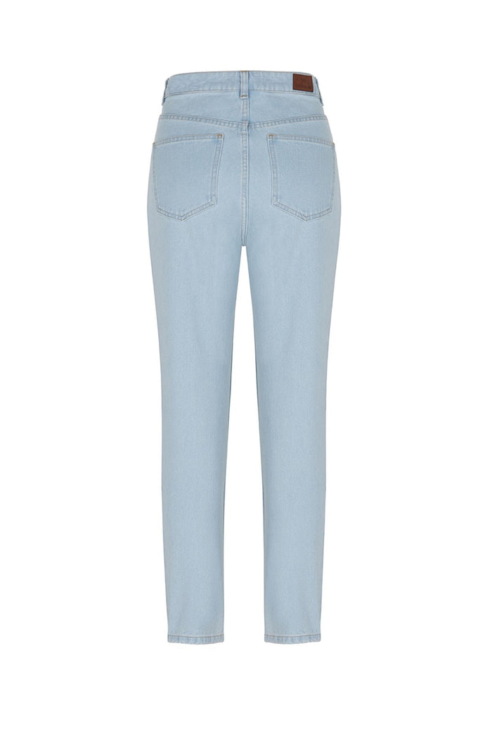 Dark Blue High Waist Mom Jeans