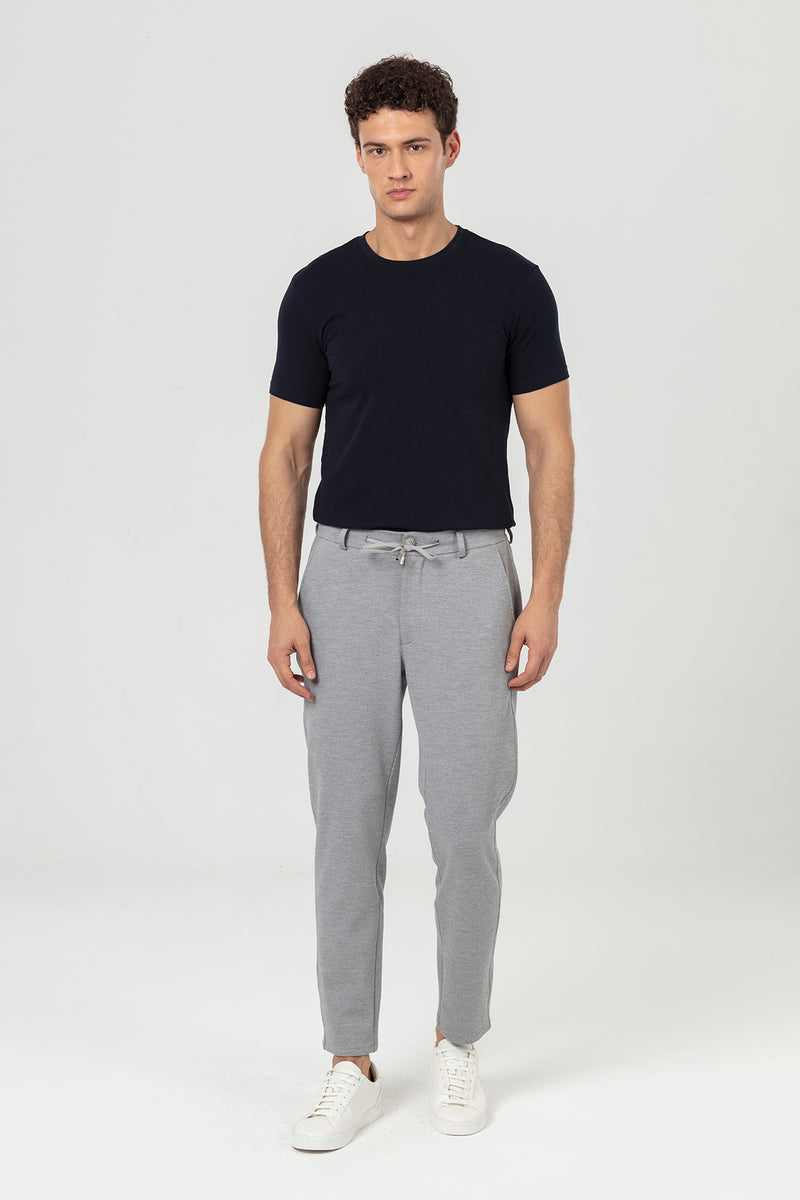 Gray Regular Fit Men's Jogger Pants