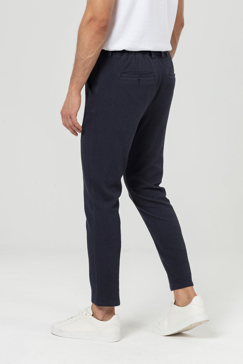 Navy Regular Fit Men's Jogger Pants