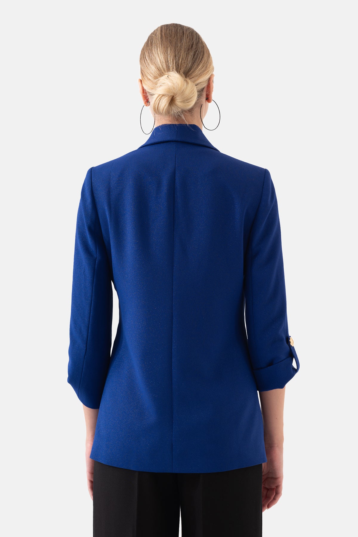 Navy blue shawl on sale jacket