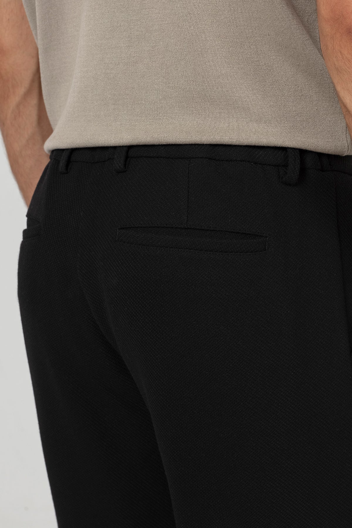 Black Regular Fit Men's Jogger Pants