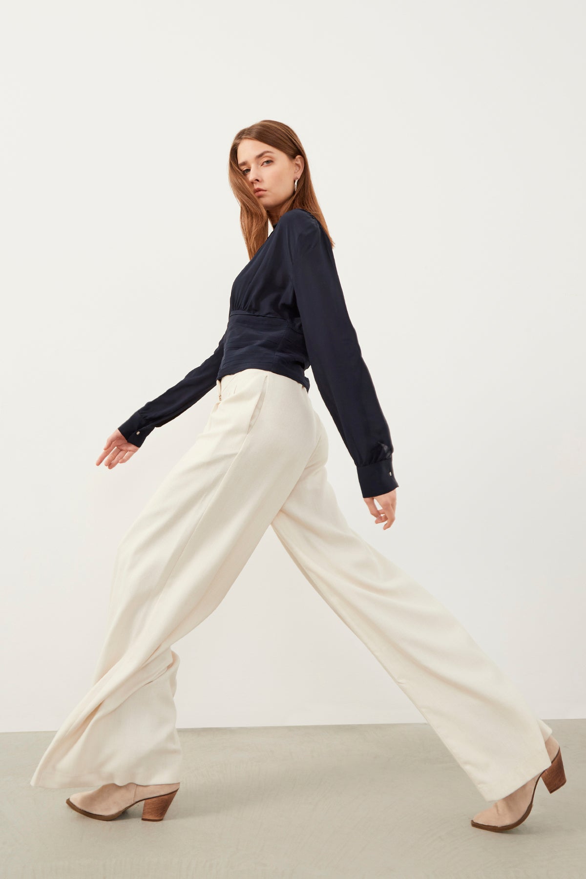 The Avery Pleated Wide-Leg Trousers by Maeve: Printed Edition |  Anthropologie Japan - Women's Clothing, Accessories & Home