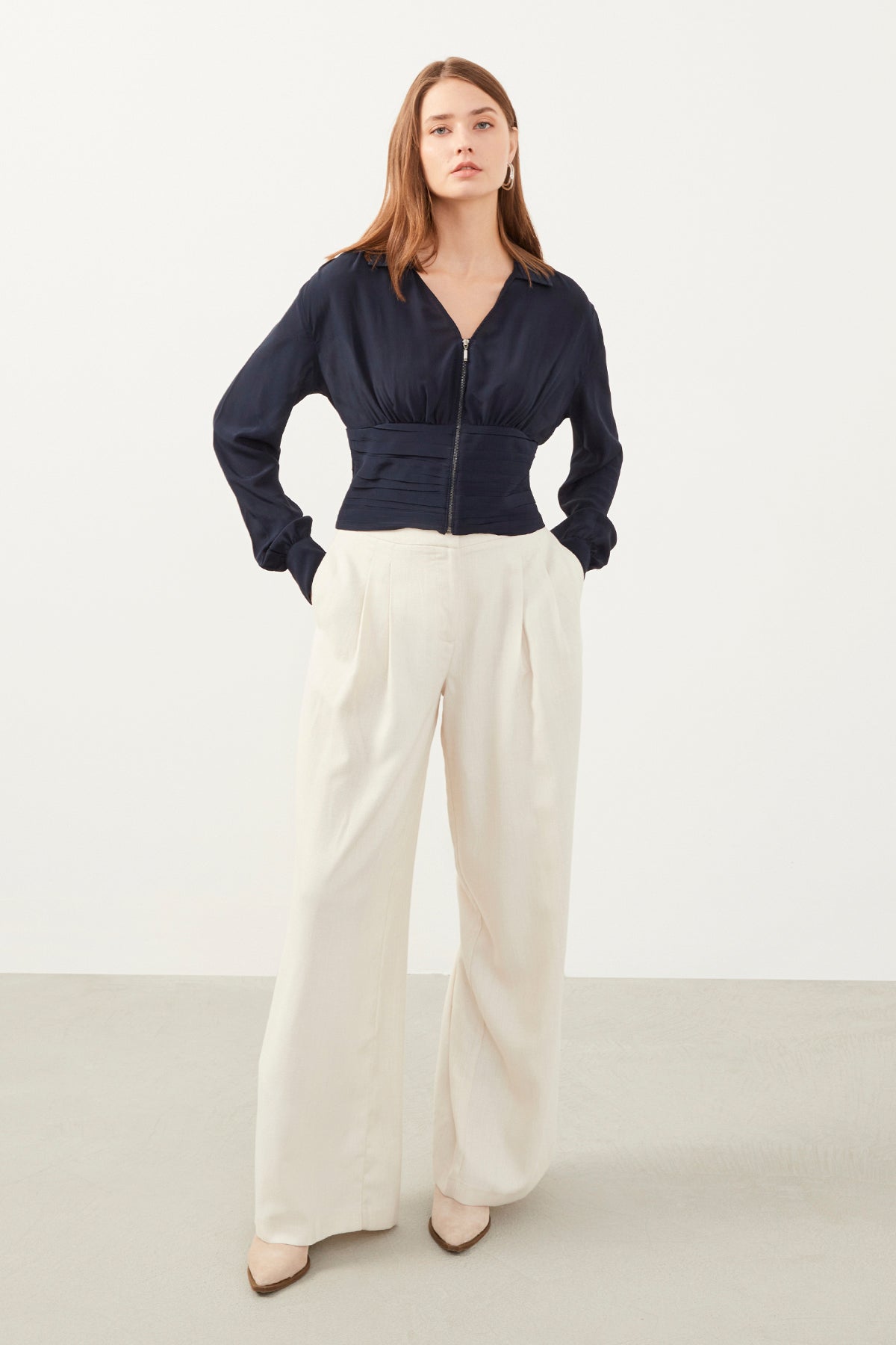 Zanzi High Waist Casual Trousers|Fimkastore.com: Online Shopping Wholesale  Womens Clothing